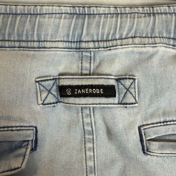 Zanerobe Sureshot Jogger Men's 32 Blue Denim Stretch High-Rise Drawstring Waist - Picture 12 of 16